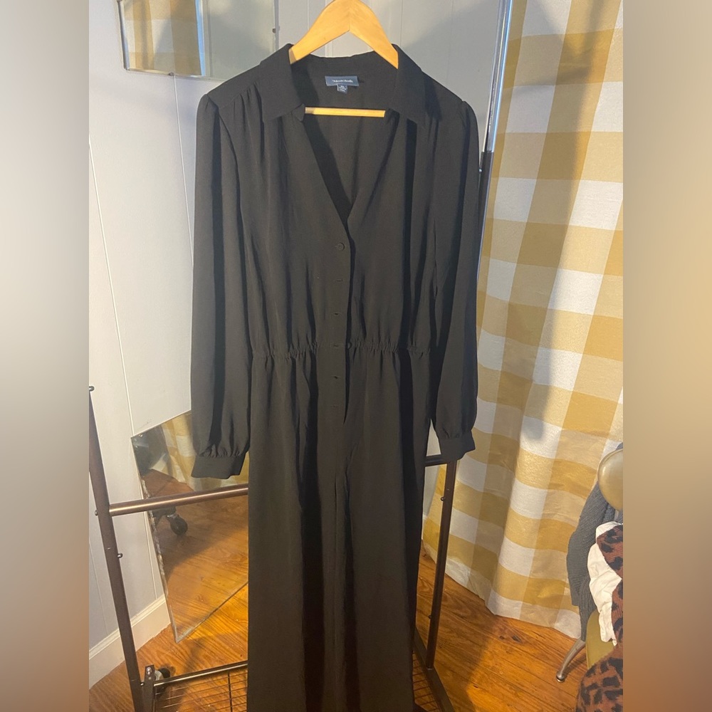 ModCloth Black Jumpsuit XL wide leg